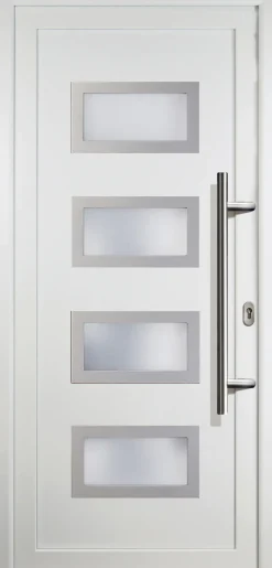 Meeth Haustür Signum Exclusiv PVC Modell 92 88 x 200 cm, DIN rechts, weiß