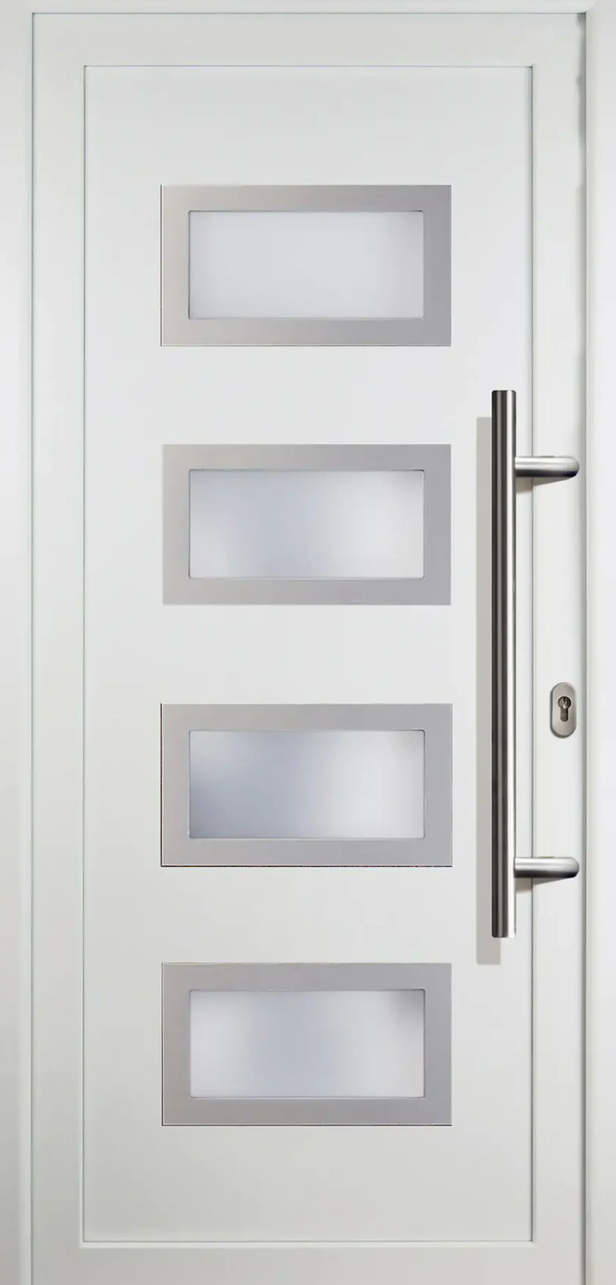 Meeth Haustür Signum Exclusiv PVC Modell 92 88 x 200 cm, DIN rechts, weiß