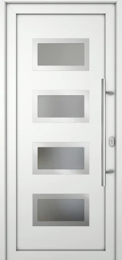 Meeth Haustür Signum Pro PVC Modell 92 88 x 200 cm DIN Rechts weiß