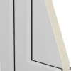 Meeth Haustür Signum Pro PVC Modell 01 98 x 208 cm DIN Links weiß/titan