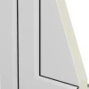 Meeth Haustür Signum Pro PVC Modell 92 108 x 208 cm DIN Links weiß/lichtgrau