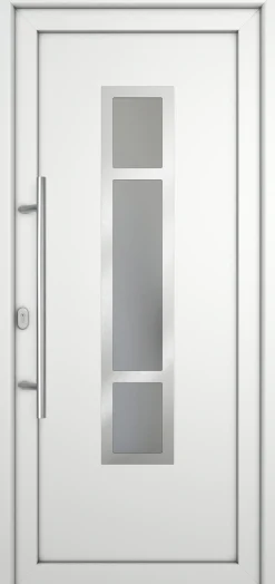 Meeth Haustür Signum Pro PVC Modell 87 108 x 200 cm DIN Links weiß