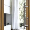 Meeth Haustür Signum PVC Exclusiv PVC Modell 60 98 x 208 cm, DIN rechts, weiß/golden Oak