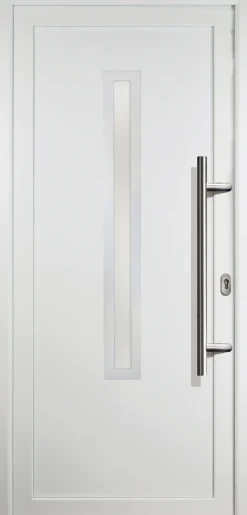 Meeth Haustür Signum PVC Exclusiv PVC Modell 70 108 x 208 cm, DIN rechts, weiß