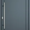 Meeth Haustür Signum PVC Exclusiv PVC Modell 01 98 x 200 cm, DIN links, weiß/titan