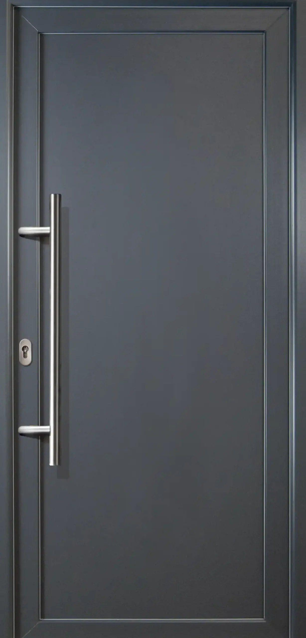 Meeth Haustür Signum PVC Exclusiv PVC Modell 01 88 x 200 cm, DIN links, titan