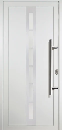 Meeth Haustür Signum PVC Exclusiv PVC Modell 38 98 x 200 cm, DIN rechts, weiß