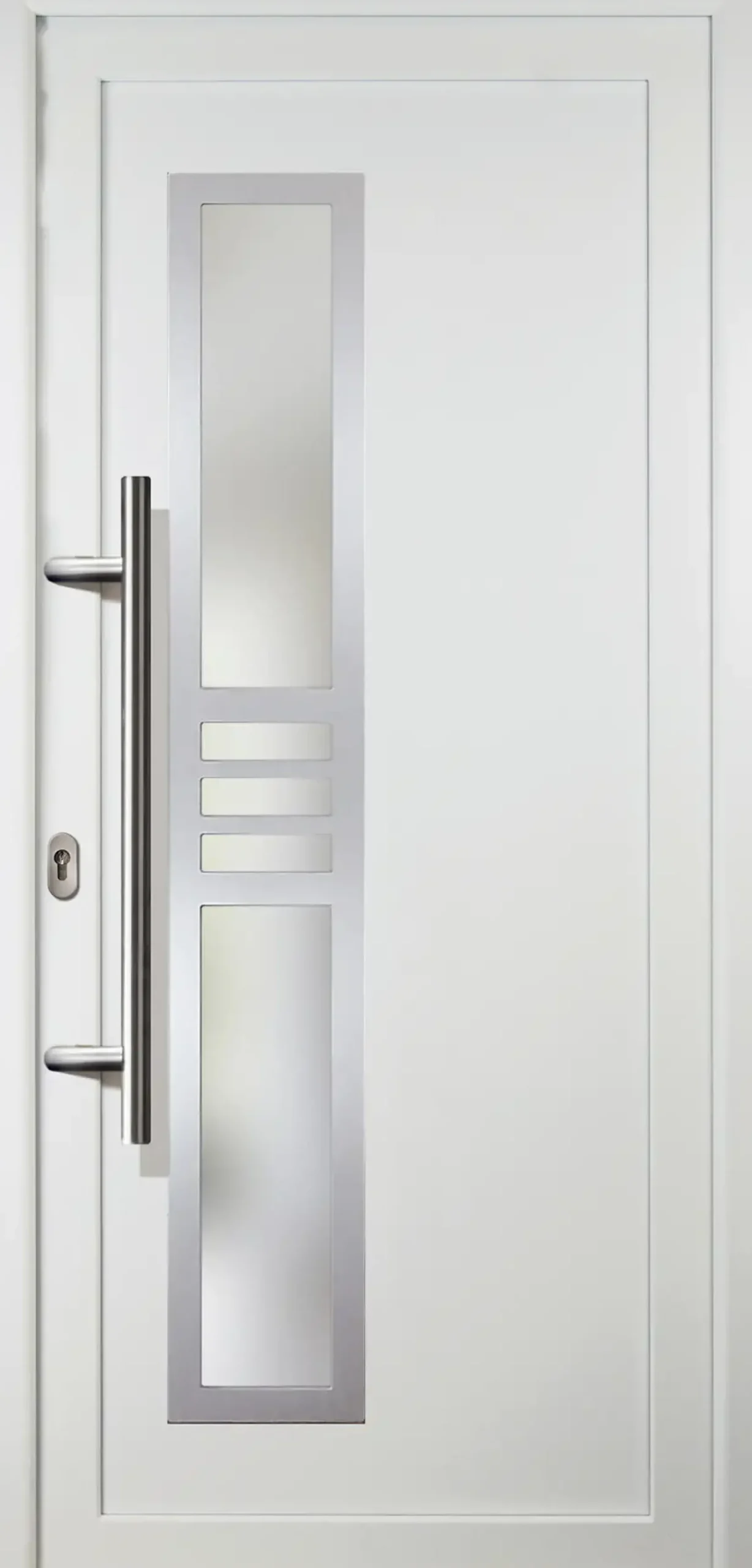Meeth Haustür Signum PVC Exclusiv PVC Modell 53 98 x 200 cm DIN links weiß