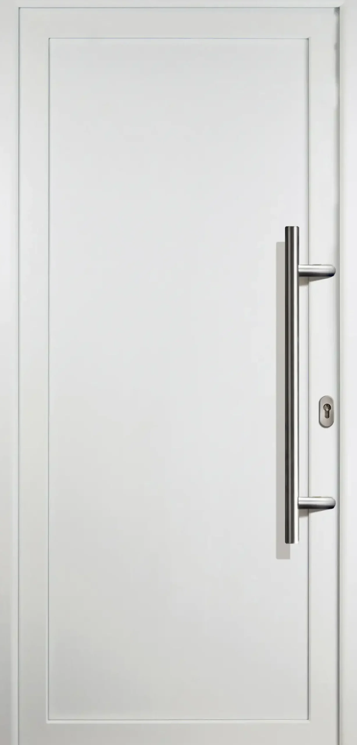 Meeth Haustür Signum PVC Exclusiv PVC Modell 01 98 x 208 cm, DIN rechts, weiß