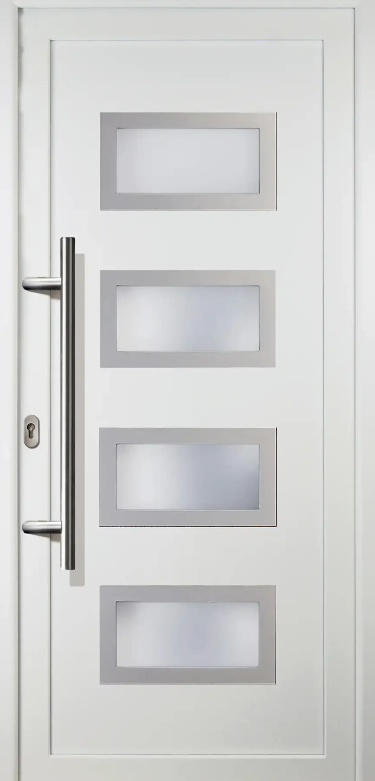 Meeth Haustür Signum PVC Modell 92 98 x 200 cm, DIN links, weiß