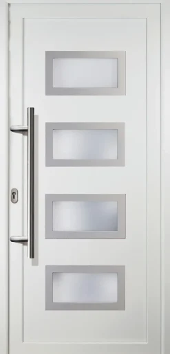 Meeth Haustür Signum PVC Modell 92 98 x 208 cm, DIN links, weiß