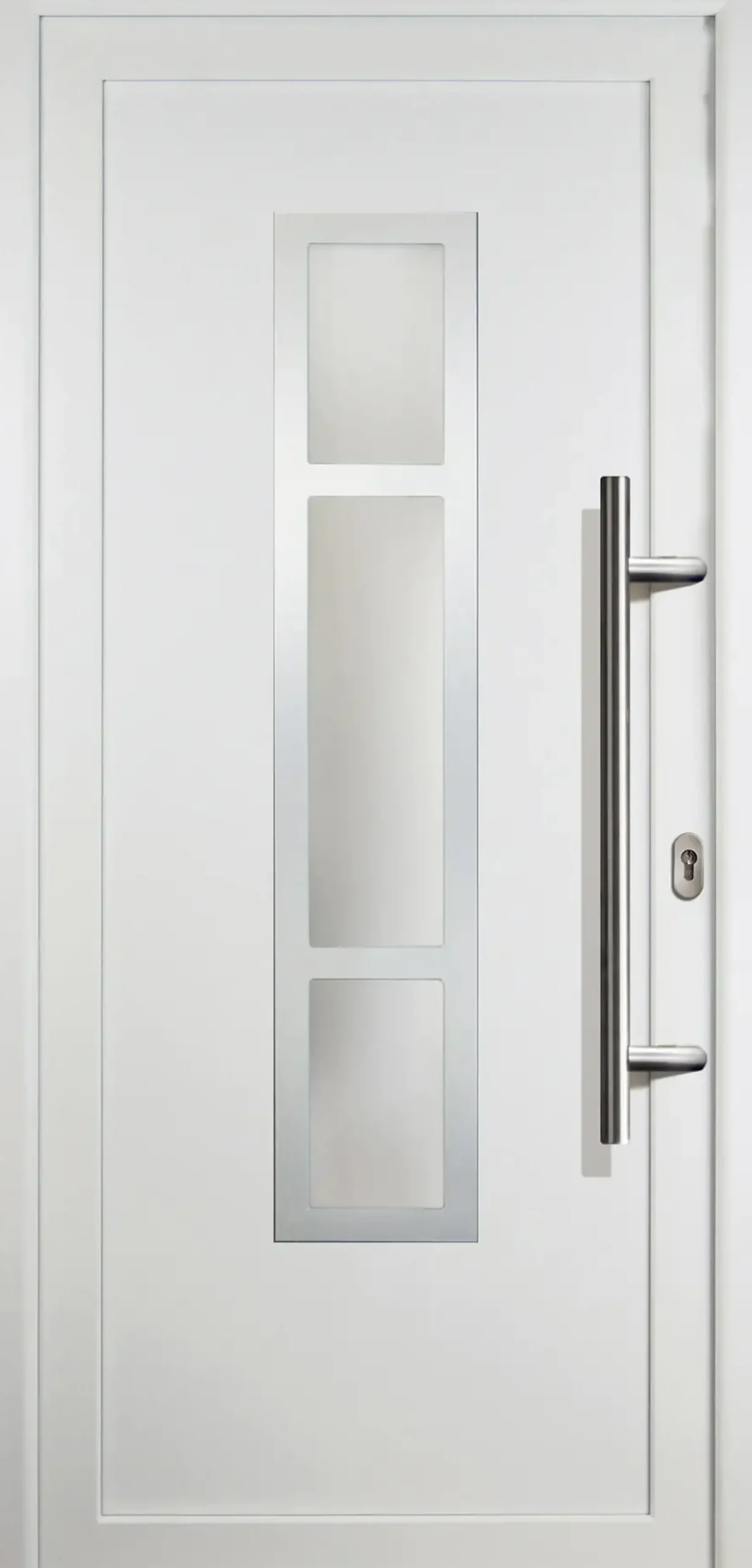 Meeth Haustür Signum PVC Modell 87 108 x 208 cm, DIN rechts, weiß