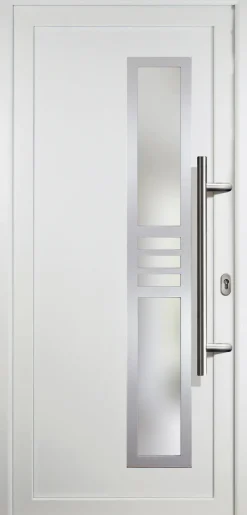Meeth Haustür Signum PVC Modell 53 108 x 200 cm, DIN rechts, weiß