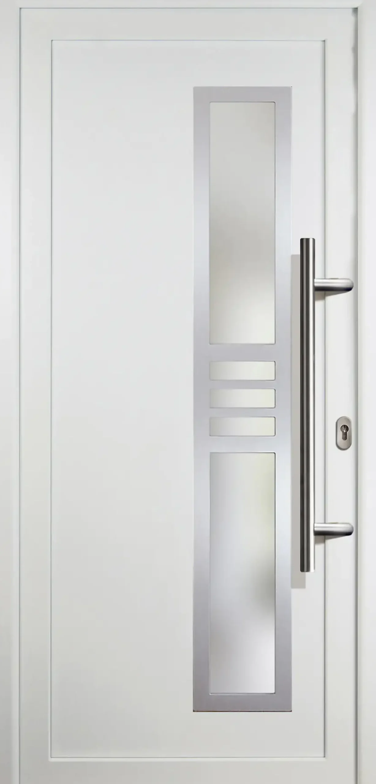 Meeth Haustür Signum PVC Modell 53 108 x 200 cm, DIN rechts, weiß