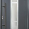 Meeth Haustür Signum PVC Modell 87 108 x 200 cm, DIN links, weiß/titan