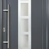 Meeth Haustür Signum PVC Modell 51 108 x 200 cm, DIN links, weiß/titan