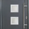 Meeth Haustür Signum PVC Modell 84 98 x 208 cm, DIN rechts, weiß/titan