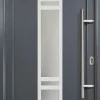Meeth Haustür Signum PVC Modell 83 98 x 208 cm, DIN rechts, weiß/titan