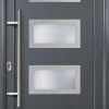 Meeth Haustür Signum PVC Modell 92 108 x 208 cm, DIN links, weiß/titan
