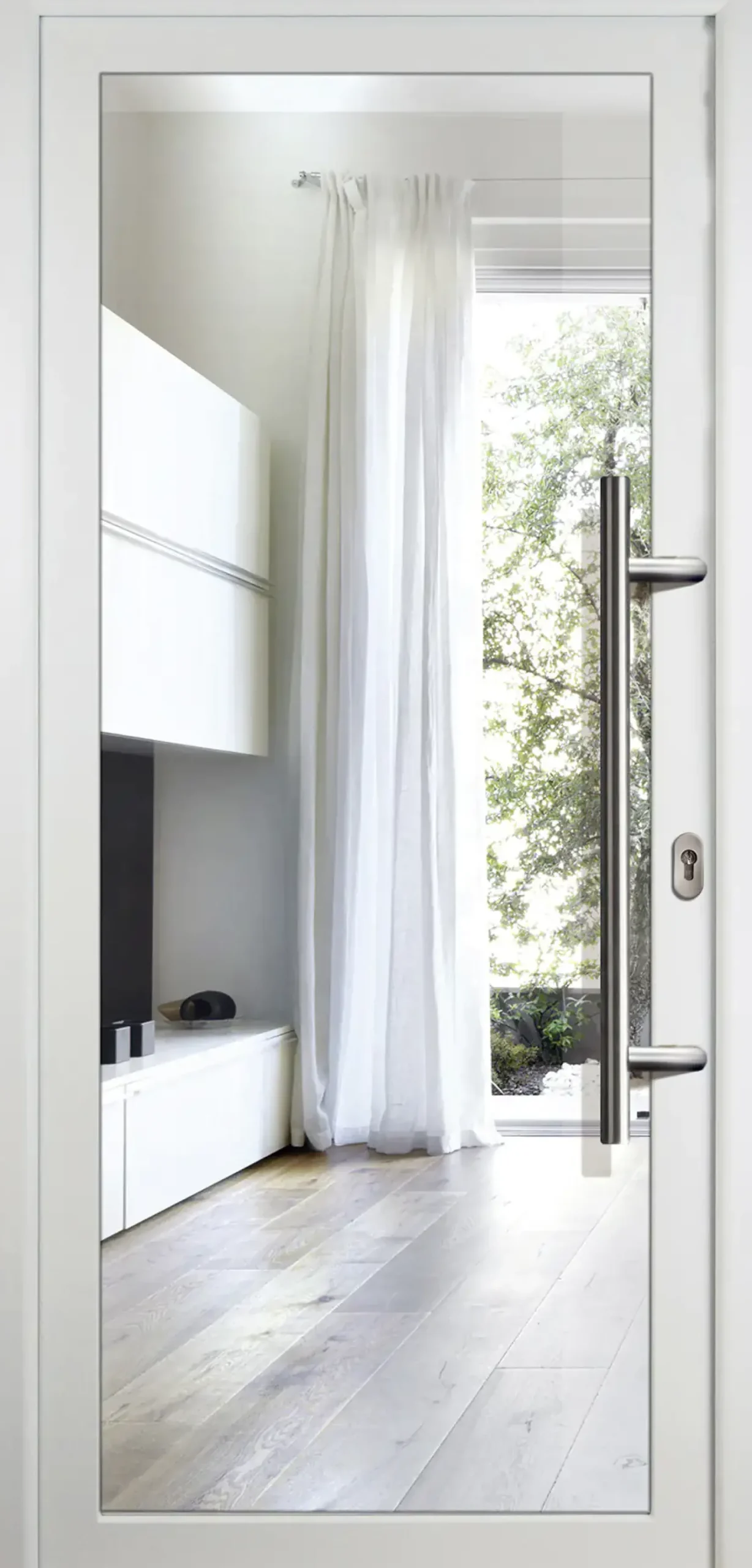 Meeth Haustür Signum PVC Modell 60 108 x 208 cm, DIN rechts, weiß