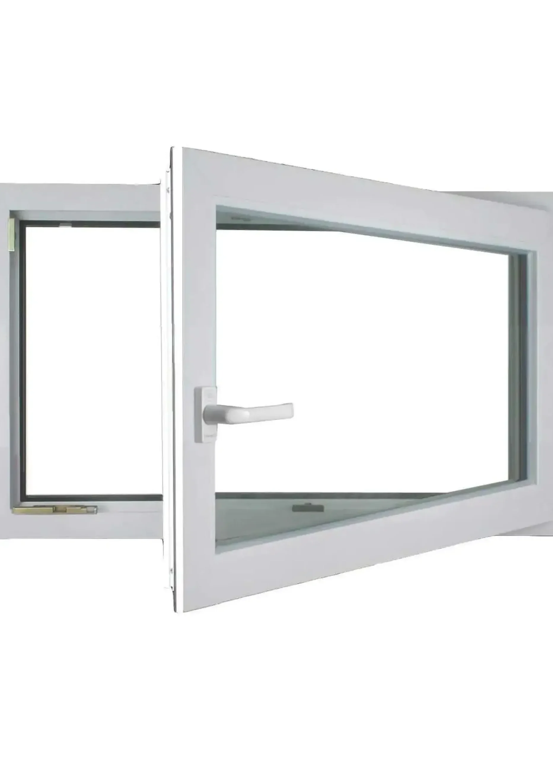 Meeth Kellerfenster 90 x 40 cm DIN rechts 1 Flügelig Dreh-Kipp weiß