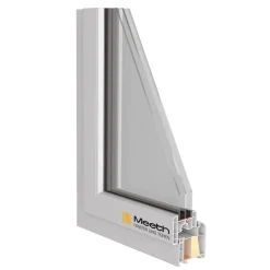 Meeth Kunststofffenster 150 x 75 cm 2-flg. Dreh-Kipp/Dreh-Kipp weiß