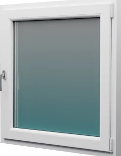 Meeth Kunststofffenster 90 x 100 cm 1-flg. Dreh-Kipp Rechts weiß RC 2 N