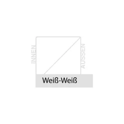 Meeth Kunststofffenster 160 x 95 cm 2-flg. Dreh-Kipp/Dreh-Kipp links weiß