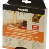 Nespoli Fenster- und Türdichtung mit D-Profil je 3 m, 9 x 6 mm, braun, 2 Stück