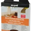Nespoli PVC-Fenster- und Türdichtung je 6 m, 9 x 4 mm, braun, 2 Stück