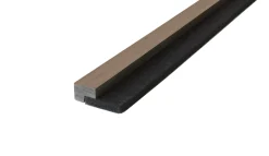 Neuhofer Abschlussleiste für Akustikpaneele 275 x 5,3 x 1,8 cm walnuss roh furnier