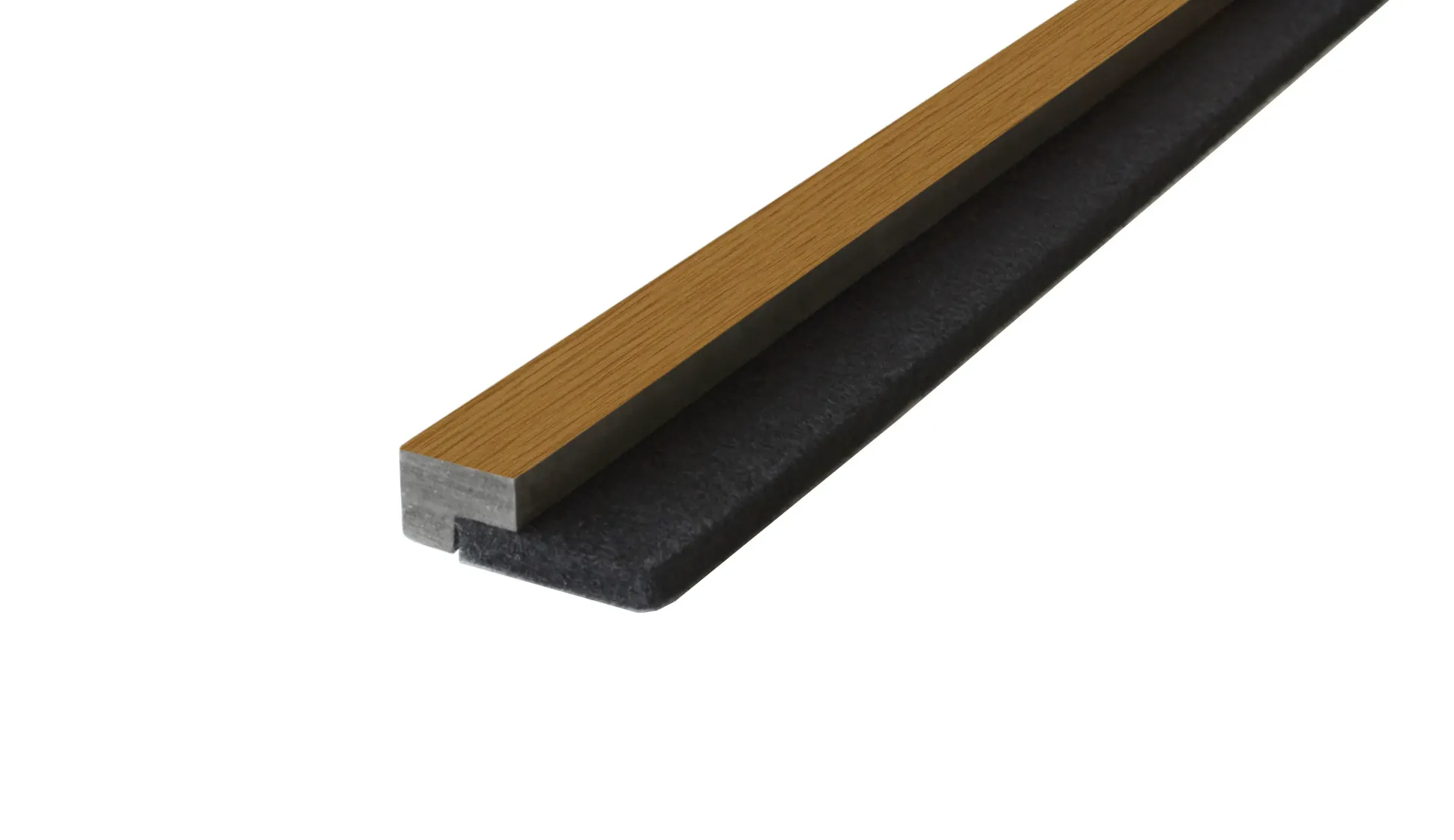 Neuhofer Abschlussleiste für Akustikpaneele 275 x 5,3 x 1,8 cm eiche Dekor