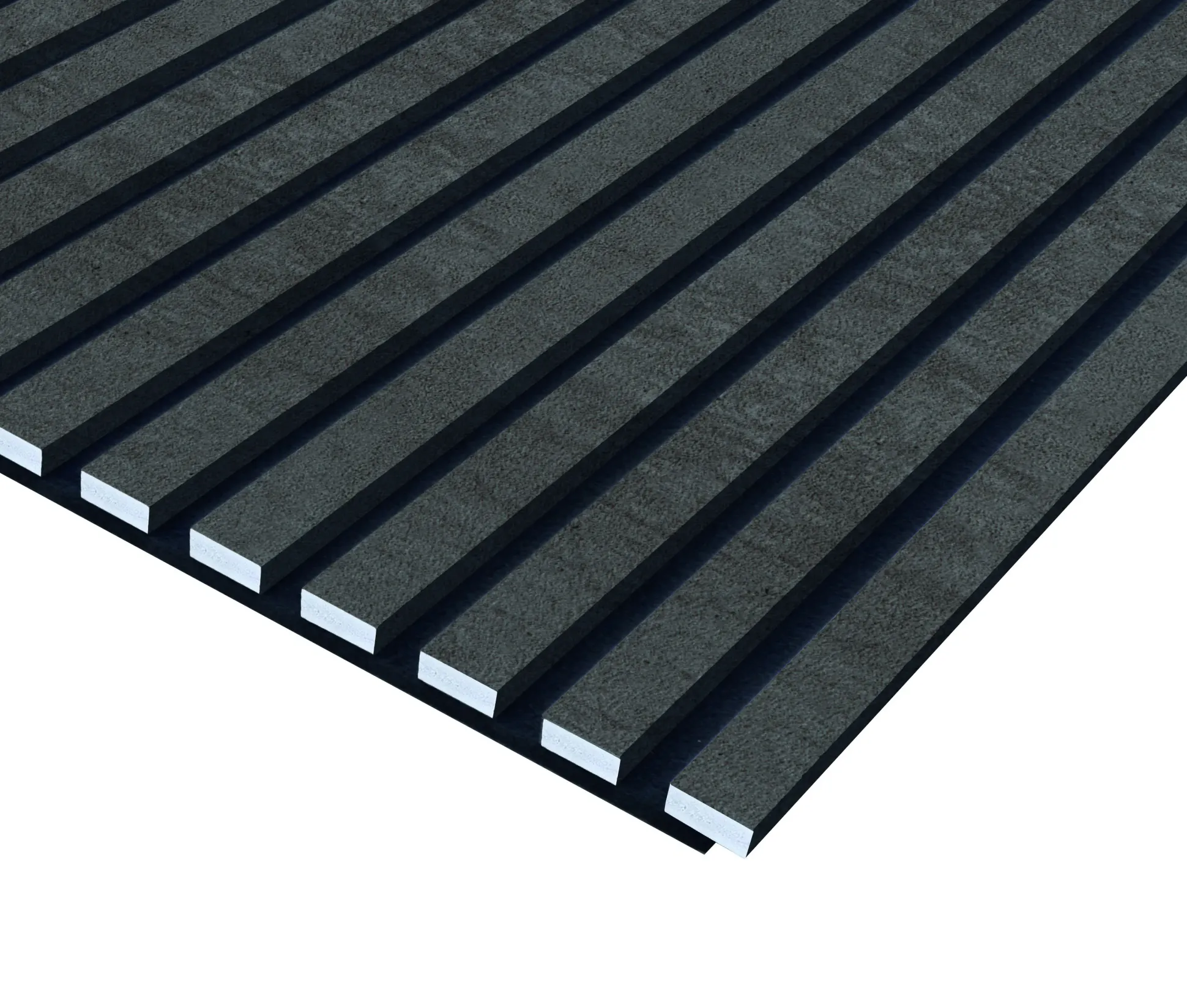 Neuhofer Akustikpaneel Beton foliert 240 x 57,2 x 1,9 cm grau