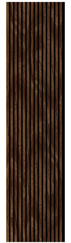 Neuhofer Akustikpaneel Eiche foliert 240 x 56,5 x 1,7 cm braun rustikal