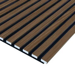 Neuhofer Akustikpaneel Eiche foliert 240 x 57,2 x 1,9 cm braun