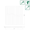 Neuhofer Akustikpaneel Eiche foliert 240 x 56,5 x 1,7 cm braun dunkel