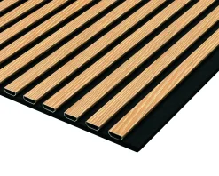 Neuhofer Akustikpaneel Eiche foliert 240 x 56,5 x 1,7 cm braun