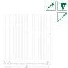 Neuhofer Akustikpaneel Eiche foliert 240 x 57,2 x 1,9 cm braun rustikal