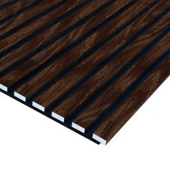 Neuhofer Akustikpaneel Eiche foliert 240 x 57,2 x 1,9 cm braun rustikal