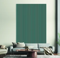 Neuhofer Akustikpaneele 267 x 57,25 x 1,9 cm Matcha grün foliert