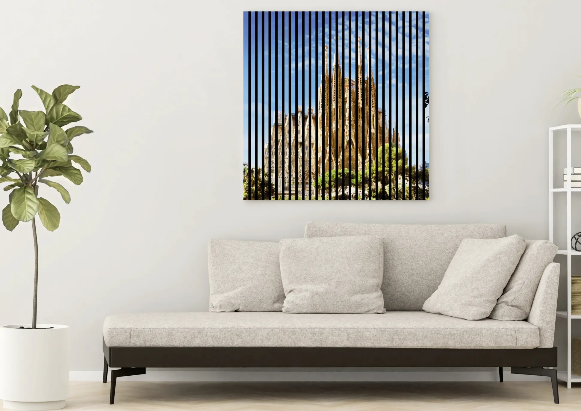 Neuhofer Akustikpaneele Barcelona 119,5 x 113,3 x 1,9 cm