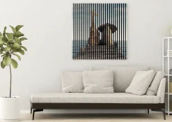 Neuhofer Akustikpaneele Elefant und Giraffe 119,5 x 113,3 x 1,9 cm