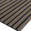 Neuhofer Akustikpaneele Holz furniert dunkelbraun 267 x 1,9 x 57 cm