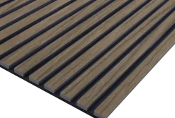 Neuhofer Akustikpaneele Holz furniert dunkelbraun 267 x 1,9 x 57 cm