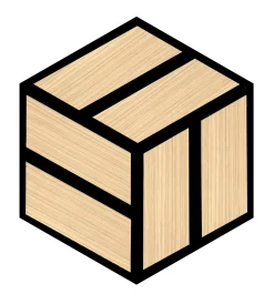 Neuhofer Akustikpaneele Hexago Eiche furniert 30 x 26 x 1,9 cm