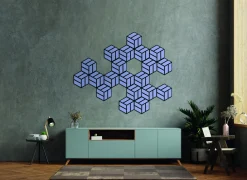 Neuhofer Akustikpaneele Hexago Lavendel violette 30 x 26 x 1,9 cm