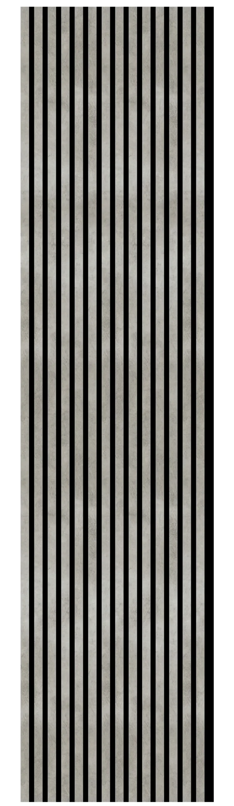 Neuhofer Akustikpaneele Holz foliert betongrau 267 x 1,9 x 57 cm