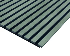 Neuhofer Akustikpaneele Holz foliert betongrau 267 x 1,9 x 57 cm