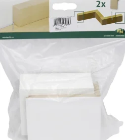 Neuhofer Endstück für Rohrabdeckleiste 91 x 42 mm weiß