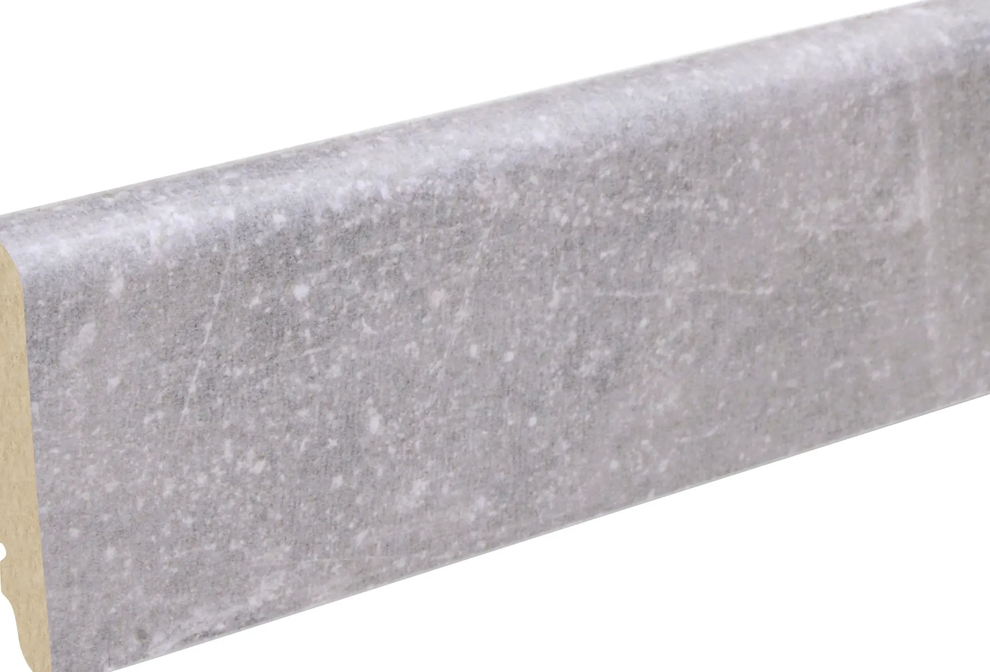 Neuhofer Fußleiste 240 cm 58 x 19 mm Sichtestrich hell